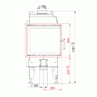 Wkład kominkowy powietrzny
BeF Therm 6 CP/CL