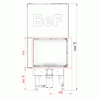 Wkład kominkowy powietrzny
BeF Therm V7 CP/CL